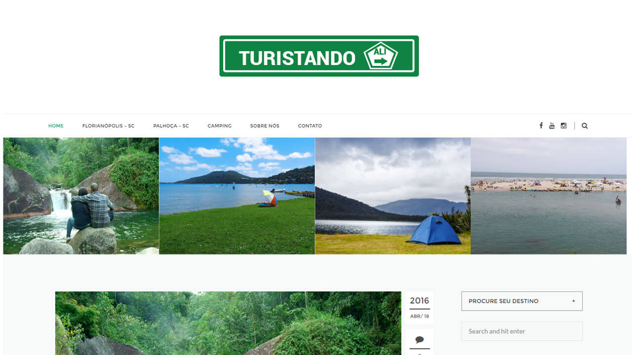 Desenvolvimento de Site - Blog Turistando ALi